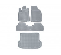 Rezaw-Plast Floor Mats for 2012-2015 Lexus RX Car Mats & Floor Mat 350 450 All Weather Gray