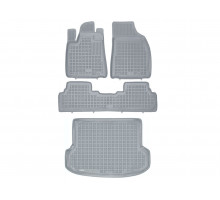 Rezaw-Plast Floor Mats for 2012-2015 Lexus RX Car Mats & Floor Mat 350 450 All Weather Gray