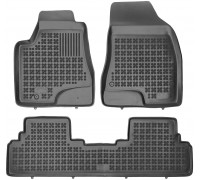 Rezaw-Plast Rubber Car Mats for 2009-2012 Lexus RX350 RX400 RX450  Floor Mats Black