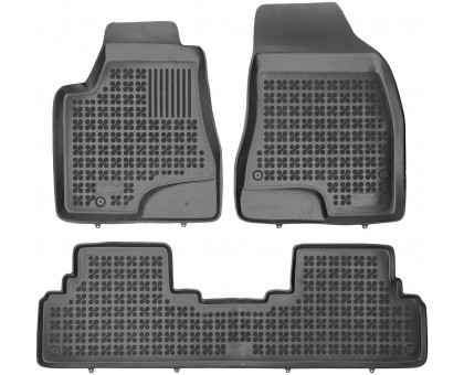 Rezaw-Plast Rubber Car Mats for 2009-2012 Lexus RX350 RX400 RX450  Floor Mats Black