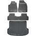 Rezaw-Plast Floor Mats for 2009-2012 Lexus RX350 RX400 RX450 Car Mats & Cargo Mat Black