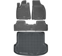 Rezaw-Plast Car Mats Set for 2012-2015 Lexus RX350 RX400 RX450 Floor Mats All Season Black