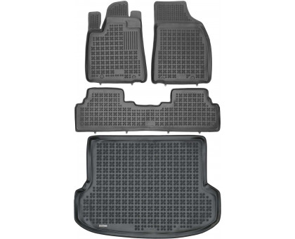 Rezaw-Plast Car Mats Set for 2012-2015 Lexus RX350 RX400 RX450 Floor Mats All Season Black