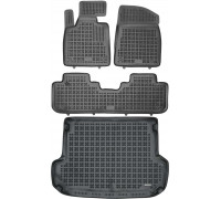 Rezaw-Plast Car Mats for 2016-2022 Lexus RX350 RX450 Floor Mats & Cargo Mat Custom Fit Black