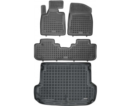 Rezaw-Plast Car Mats for 2016-2022 Lexus RX350 RX450 Floor Mats & Cargo Mat Custom Fit Black