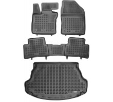 Rezaw-Plast Car Mats for 2019-2022 Lexus UX Floor Mats & Cargo Mat All Weather Black