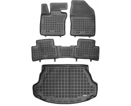 Rezaw-Plast Car Mats for 2019-2022 Lexus UX Floor Mats & Cargo Mat All Weather Black