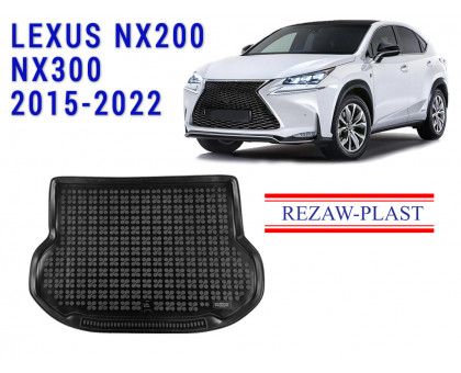 REZAW PLAST Cargo Liner for Lexus NX200 NX300 2015-2022 Durable Black 