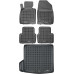 Rezaw-Plast Car Mats for 2014-2018 Mazda 3 Floor Mats & Cargo Mat Sedan Custom Fit Black 