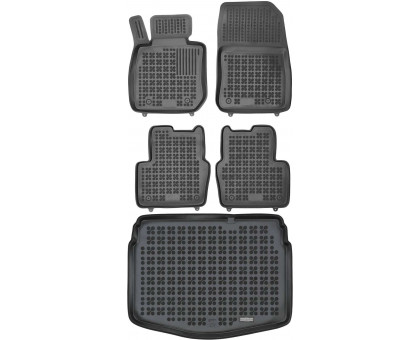 Rezaw-Plast Floor Mats for 2016-2022 Mazda CX-3 Car Mats & Cargo Mat Anti-Slip Black