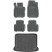 Rezaw-Plast Floor Mats for 2019-2024 Mazda CX-30 Car Mats & Cargo Mat All Weather Black