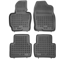 Rezaw-Plast Rubber Floor Mats for 2012-2016 Mazda CX-5 Car Mats Odorless Black