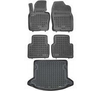 Rezaw-Plast Floor Mats for 2017-2021 Mazda CX-5 Car Mats & Cargo Mat Tailored Black