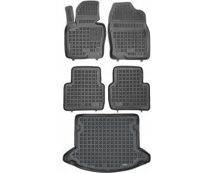 Rezaw-Plast Floor Mats for 2017-2021 Mazda CX-5 Car Mats & Cargo Mat Tailored Black