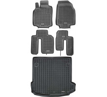 Rezaw-Plast Floor Mats for 2007-2015 Mazda CX-9 Car Mats & Cargo Mat Tailored Black