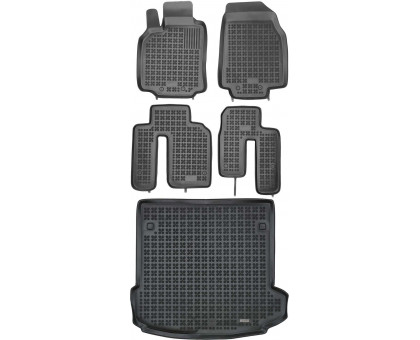 Rezaw-Plast Floor Mats for 2007-2015 Mazda CX-9 Car Mats & Cargo Mat Tailored Black