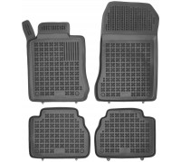 Rezaw-Plast Rubber Car Mats for 1996-2002 Mercedes E Class Floor Mats W210 Black