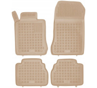 Rezaw-Plast Car Floor Mats for 1996-2002 Mercedes E Class Car Mats W210 All Weather Beige