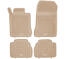 Rezaw-Plast Car Floor Mats for 1996-2002 Mercedes E Class Car Mats W210 All Weather Beige