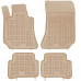 Rezaw-Plast Rubber Floor Mats for 2010-2013 Mercedes E Class Car Mats Anti-Slip Beige