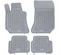 Rezaw-Plast Car Floor Mats for 2010-2013 Mercedes E Class Car Mats W212 Tailored Gray