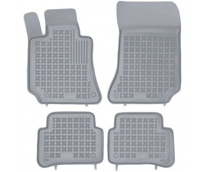 Rezaw-Plast Car Floor Mats for 2010-2013 Mercedes E Class Car Mats W212 Tailored Gray