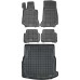  Rezaw-Plast Floor Mats for 2014-2020 Mercedes E Class Car Mats & Cargo Mat Sedan Black