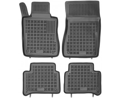 Rezaw-Plast Floor Mats for 2003-2009 Mercedes E Class Car Mats W211 RWD Only Custom Fit Black