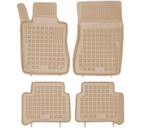 Rezaw-Plast Car Mats for 2003-2009 Mercedes E Class Floor Mats W211 RWD Only Anti-Slip Beige