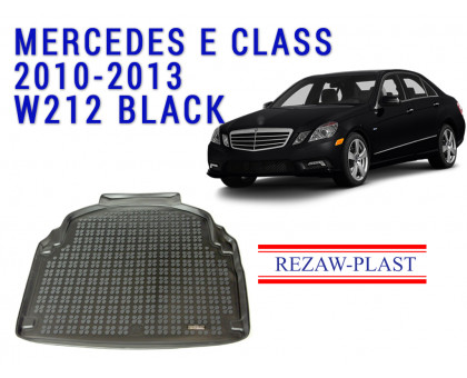 REZAW PLAST Cargo Tray Liner for Mercedes E Class 2010-2013 W212 All Season Black