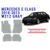 REZAW PLAST Rubber Floor Liners for Mercedes E Class 2010-2013 W212 Durable Gray