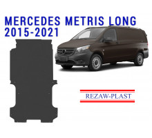 Rezaw Plast Bed Liner for Mercedes Metris 2015-2022 Short 126 WB All Weather Rubber Heavy Duty Cargo Area Mat 