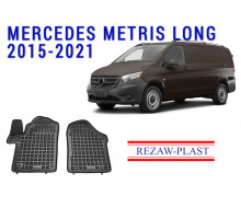 REZAW PLAST Automotive Floor Liners for Mercedes Metris 2015-2021 Molded Odorless