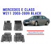 REZAW PLAST Premium Floor Mats for Mercedes E Class W211 2003-2009 Custom Fit Black 