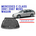 REZAW PLAST Trunk Mat for Mercedes C Class 2001-2007 W203 Wagon Custom Fit 