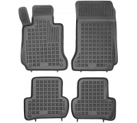 Rezaw-Plast Floor Mats for 2008-2014 Mercedes C Class W204 Car Mats Sedan Tailored Black