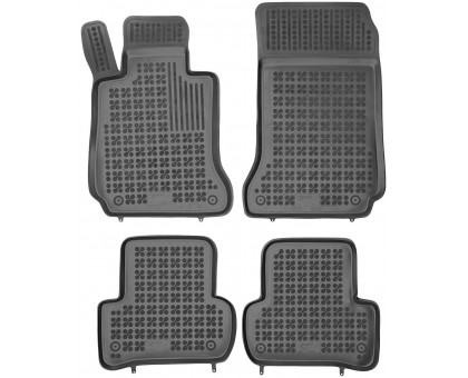 Rezaw-Plast Floor Mats for 2008-2014 Mercedes C Class W204 Car Mats Sedan Tailored Black