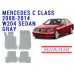REZAW PLAST Floor Mats for Mercedes C Class 2008-2014 W204 Sedan Durable Gray