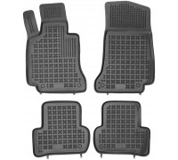 Rezaw-Plast Rubber Floor Mats for 2014-2019 Mercedes C Class Car Mats W205 Black