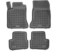 Rezaw-Plast Rubber Floor Mats for 2013-2019 Mercedes CLA Car Mats All Weather Black