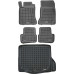 Rezaw-Plast Car Mats for 2013-2019 Mercedes CLA Floor Mats & Cargo Mat Custom Fit Black