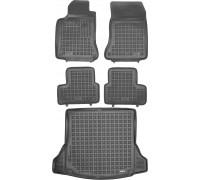 Rezaw-Plast Floor Mats for 2020-2023 Mercedes CLA Car Mats & Cargo Mat Waterproof Black