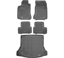 Rezaw-Plast Floor Mats for 2020-2023 Mercedes CLA Car Mats & Cargo Mat Waterproof Black