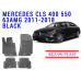 REZAW PLAST Floor Mats for Mercedes CLS 400 550 63AMG 2011-2018 All-Weather Black