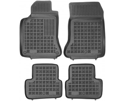 Rezaw-Plast Rubber Car Mats for 2014-2020 Mercedes GLA Floor Mats Durable Black