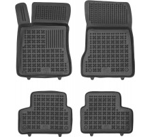 Rezaw-Plast Rubber Floor Mats for 2019-2024 Mercedes GLB Car Mats All Weather Black