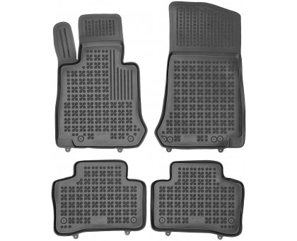 Rezaw-Plast Car Mats for 2015-2021 Mercedes GLC Floor Mats Waterproof Black