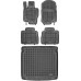 Rezaw-Plast Car Mats for 2020-2024 Mercedes GLE Floor Mats & Cargo Mat All Season Black