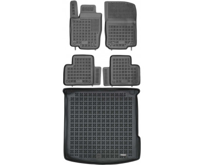 Rezaw-Plast Floor Mats for 2015-2019 Mercedes GLE Coupe Car Mats & Cargo Mat Black