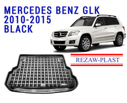 REZAW PLAST Rubber Trunk Mat for Mercedes Benz GLK 2010-2015 Durable Black  